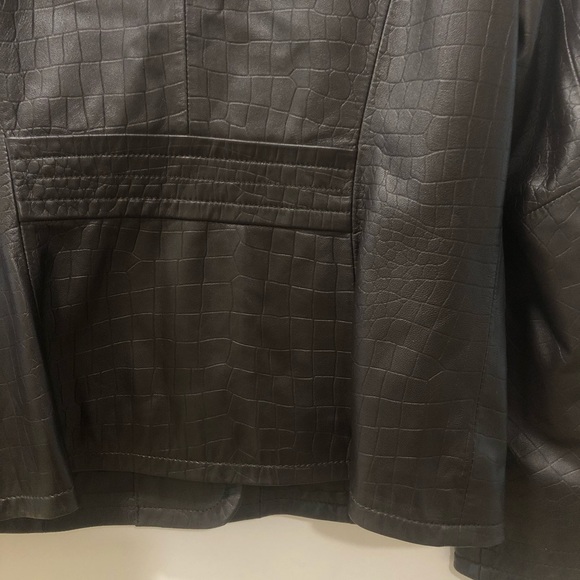 PENDLETON Dark Brown Leather Jacket - Picture 4 of 9